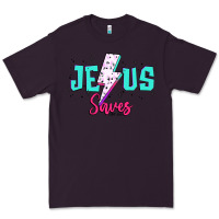 Plum jesus saves Premium Tee - JahusDesignShop