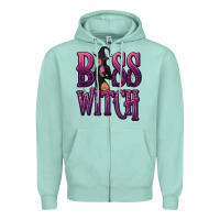 Boss Witch Zipper Hoodie | Teevron
