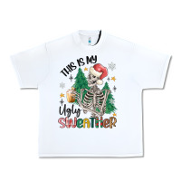 White this is my ugly Urban Heavy Tee - MaliasSmallBusiness