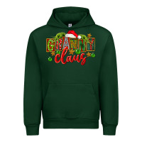 Forest Green christmas granny claus Urban Hoodie - FaDigitalArtStudio