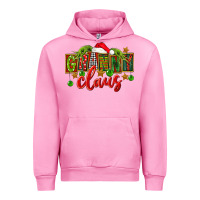 Fuchsia Pink christmas granny claus Urban Hoodie - FaDigitalArtStudio
