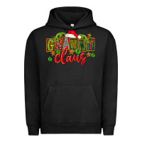 Pigment Black christmas granny claus Urban Hoodie - FaDigitalArtStudio