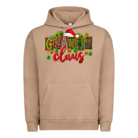 Pigment Burro christmas granny claus Urban Hoodie - FaDigitalArtStudio