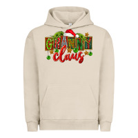 Pigment French Oak christmas granny claus Urban Hoodie - FaDigitalArtStudio