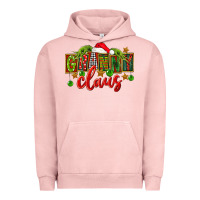 Pigment Salmon christmas granny claus Urban Hoodie - FaDigitalArtStudio