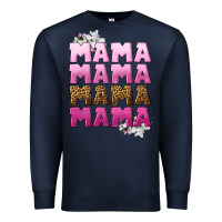 Navy Mama Mama Mama Mama Mother's Day Premium Sweatshirt - CowGirlArtShop