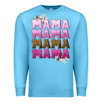 Ocean Blue Mama Mama Mama Mama Mother's Day Premium Sweatshirt - CowGirlArtShop