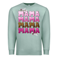 Seafoam Mama Mama Mama Mama Mother's Day Premium Sweatshirt - CowGirlArtShop