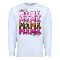 White Mama Mama Mama Mama Mother's Day Premium Sweatshirt - CowGirlArtShop