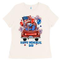 Bone happy memorial day farm truck Ladies Tee - JahusDesignShop