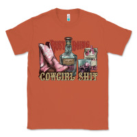 Copper busy doing cowgirl shit liquor boots cigarette Classic Tee - NancyCooperArtShop