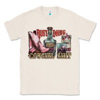 Natural busy doing cowgirl shit liquor boots cigarette Classic Tee - NancyCooperArtShop