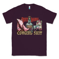 Plum busy doing cowgirl shit liquor boots cigarette Classic Tee - NancyCooperArtShop