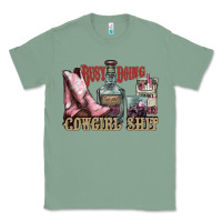 Sage busy doing cowgirl shit liquor boots cigarette Classic Tee - NancyCooperArtShop