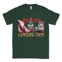 Sports Green busy doing cowgirl shit liquor boots cigarette Classic Tee - NancyCooperArtShop