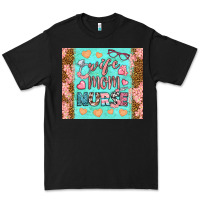 Black wife mom nurse tumbler Premium Tee - BundleAndBundleShop