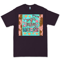 Plum wife mom nurse tumbler Premium Tee - BundleAndBundleShop