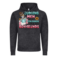 Vintage Black judging men by the standards of my book boyfriends Vintage Hoodie - MaliasSmallBusiness