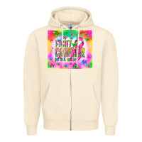 Sandshell Fight Cancer in all colors Zipper Hoodie - NancyCooperArtShop