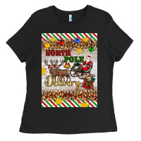 Black christmas north pole delivery Ladies Tee - Artiststas