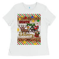 White christmas north pole delivery Ladies Tee - Artiststas
