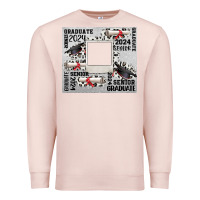 Pale Pink senior 2024 customizable Premium Sweatshirt - CowGirlArtShop