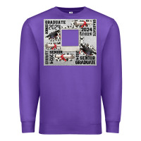 Purple senior 2024 customizable Premium Sweatshirt - CowGirlArtShop
