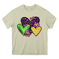 Mossy hearts mardi gras Heavy Core Tee - JahusDesignShop