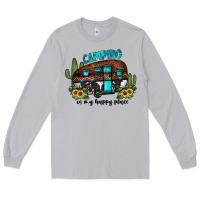 Moon Dust camping is my happy place2 Long Sleeve Tee - JahusDesignShop