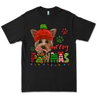 Black merry pawmas christmas yorkie Premium Tee - Jasminsmagicworld
