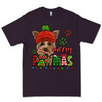 Plum merry pawmas christmas yorkie Premium Tee - Jasminsmagicworld