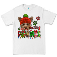 White merry pawmas christmas yorkie Premium Tee - Jasminsmagicworld