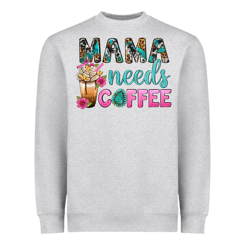 Mama Needs Coffee Bbs Heavyweight Sweatshirt by BundleAndBundleShop | Teevron