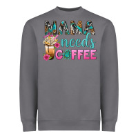 Storm Mama Needs Coffee Bbs Heavyweight Sweatshirt - BundleAndBundleShop