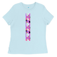 Baby Blue Halloween Key Fob Ladies Tee - BundleAndBundleShop