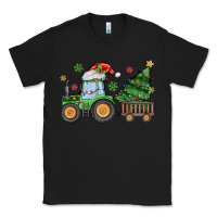 Black christmas tractor Classic Tee - MaliasSmallBusiness