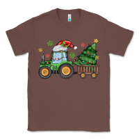 Chestnut christmas tractor Classic Tee - MaliasSmallBusiness