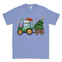 Colony Blue christmas tractor Classic Tee - MaliasSmallBusiness