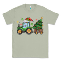 Matcha christmas tractor Classic Tee - MaliasSmallBusiness