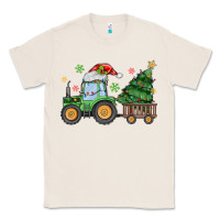 Natural christmas tractor Classic Tee - MaliasSmallBusiness