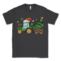 Smoke christmas tractor Classic Tee - MaliasSmallBusiness