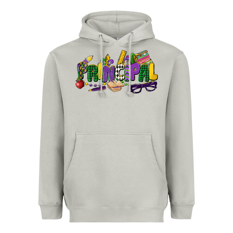 Principal Mardi Gras Cowgirl Heavyweight Hoodie by CowGirlArtShop | Teevron