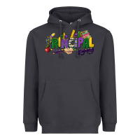 Smoke principal mardi gras cowgirl Heavyweight Hoodie - CowGirlArtShop
