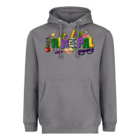 Storm principal mardi gras cowgirl Heavyweight Hoodie - CowGirlArtShop