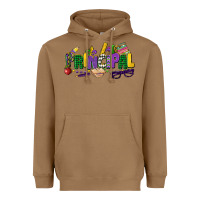 Toasted Coconut principal mardi gras cowgirl Heavyweight Hoodie - CowGirlArtShop