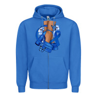 True Royal Colon Cancer diva blue ribbon Zipper Hoodie - NancyCooperArtShop
