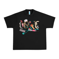 Black love nurse Urban Heavy Tee - NancyCooperArtShop