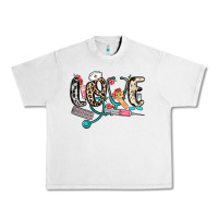 Lunar Rock love nurse Urban Heavy Tee - NancyCooperArtShop