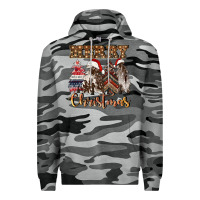 Slate Camo merry christmas trees Premium Hoodie - CowGirlArtShop
