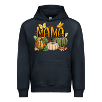 Navy mama pumpkin Urban Hoodie - BundleAndBundleShop